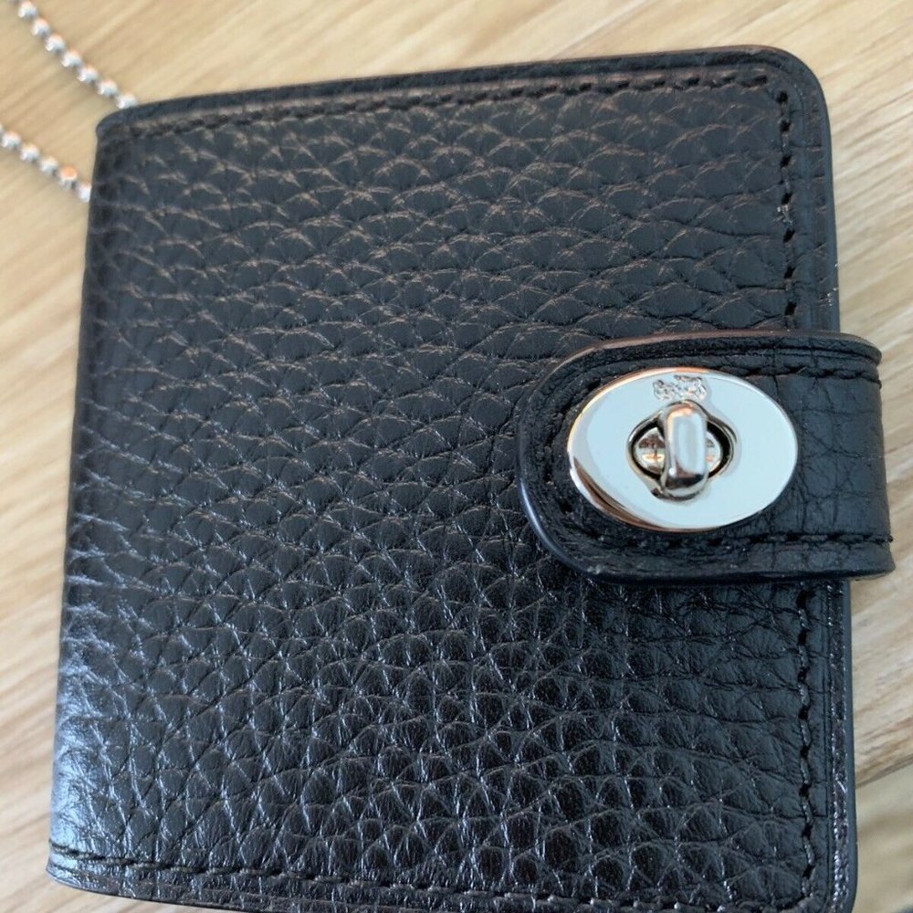 Coach Keychain - photo folio 3X3 with snap closure